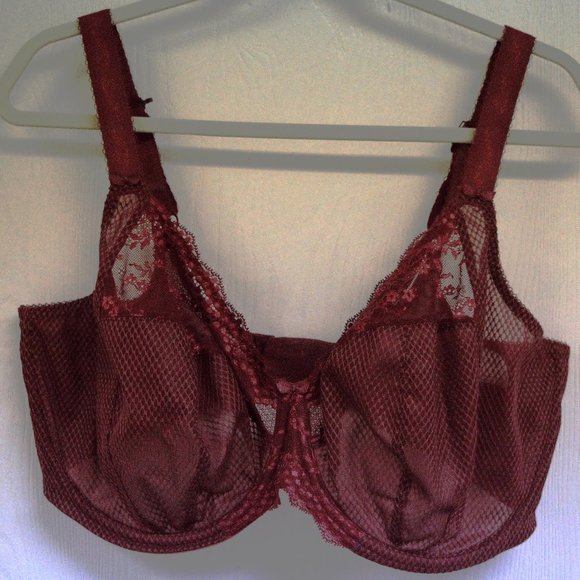 Elomi Charley Side Support Plunge Bra - Aubergine - Picture 1 of 5